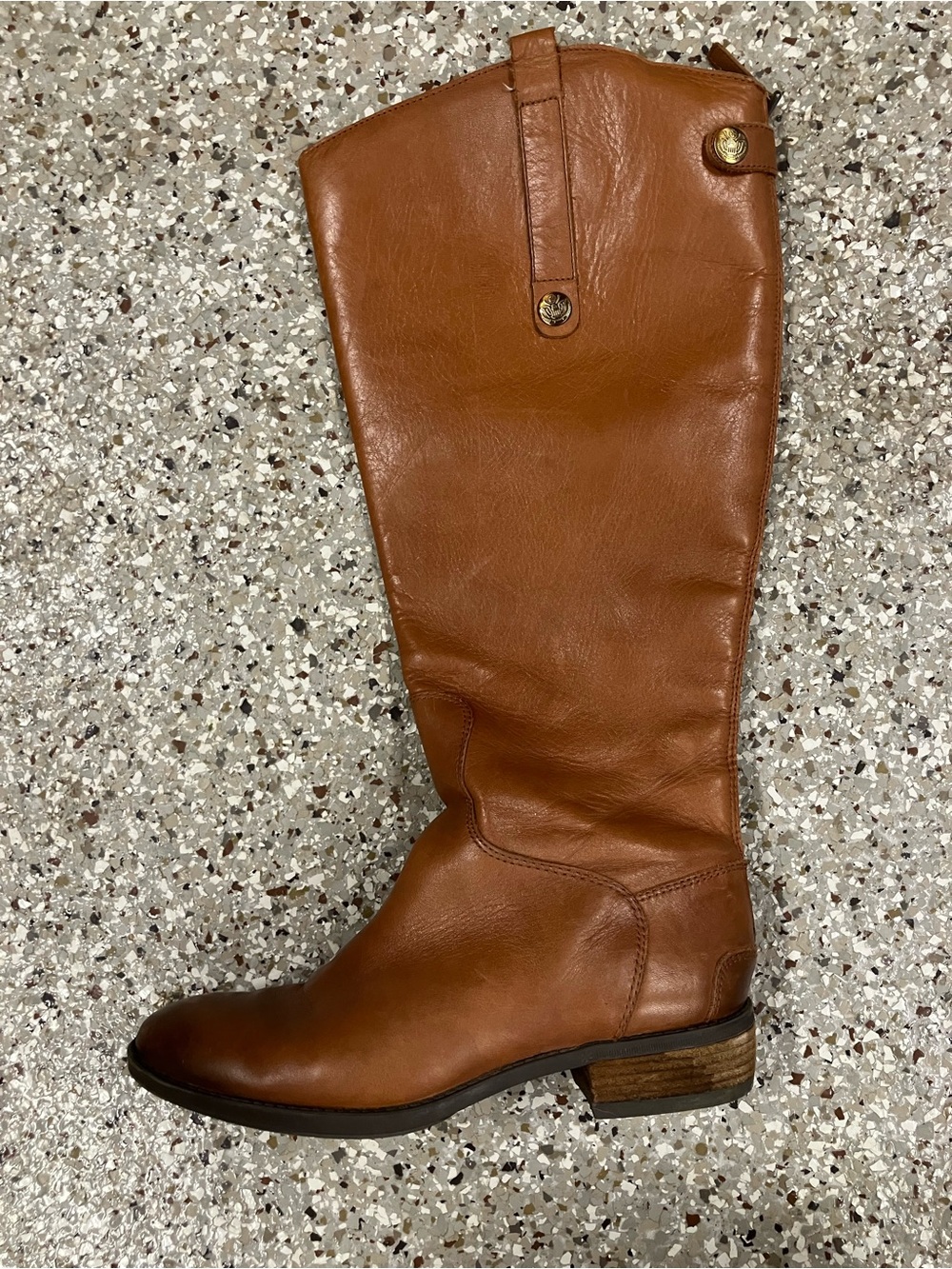 Sam Edelman | Penny Tall Leather Riding Boots Whiskey (6.5) - Picture 3 of 15